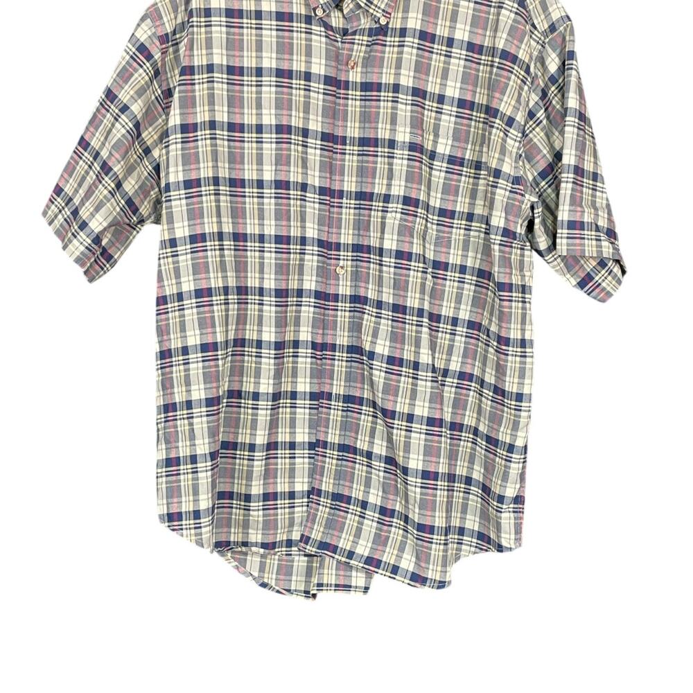 Men's Croft and Barrow brand classic button front SS shirt  XL size